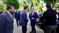 Gelecek Partisi lideri Ahmet Davutoğlu, İBB Başkanı Ekrem İmamoğlu’nu ziyaret etti