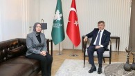 Ayşe Ateş, Ahmet Davutoğlu’nu ziyaret etti