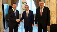 Ekrem İmamoğlu, Uluslararası Olimpiyat Komitesi Başkanı Thomas Bach ile Romanya’nın başkenti Bükreş’te bir araya geldi