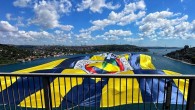 Fenerbahçe’nin bayrakları köprülere asıldı