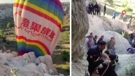 Kapadokya’da faciadan dönüldü: Balon pilotu 20 kişinin hayatını kurtardı