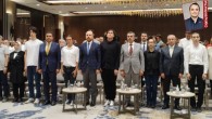 Bakan Tekin ve Bilal Erdoğan’ın katılımıyla lüks otelde ‘Filistin’de zulüm’ etkinliği yapıldı