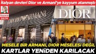 Mesele bir Armani, Dior meselesi değil… Kartlar yeniden karılacak
