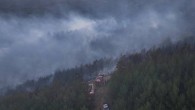 Orman yangınına müdahale eden ekibin aracı devrildi: 2 yaralı