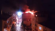 Samsun’da çatı katında yangın!
