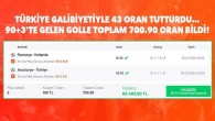 Türkiye ve Hollanda maçının skorlarını bildi, Misli’de oynadığı iddaa kuponu ile 63 bin 483 TL kazandı