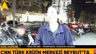 CNN Türk muhabiri Fulya Öztürk’e Beyrut’ta canlı yayında müdahale