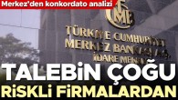 Merkez’den konkordato tahlili… Talebin aniden fazla sayıdaki firmalardan