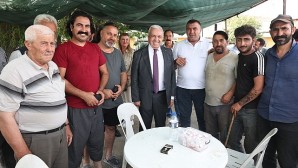 Başkan Şadi Özdemir Alaaddinbey Kurban Pazarı’nı gezdi