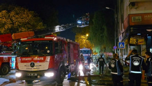 Ümraniye’de nalburda yangın