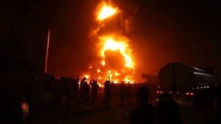 Erbil’de petrol rafinerisinde yangın