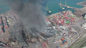 İskenderun Limanı’nda yangın kontrol altına alındı