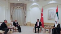 Cevdet Yılmaz ile Mehmet Şimşek, BAE Devlet Başkanı ile görüştü