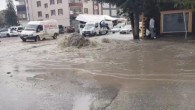 Malatya’da cadde ve sokaklar göle döndü