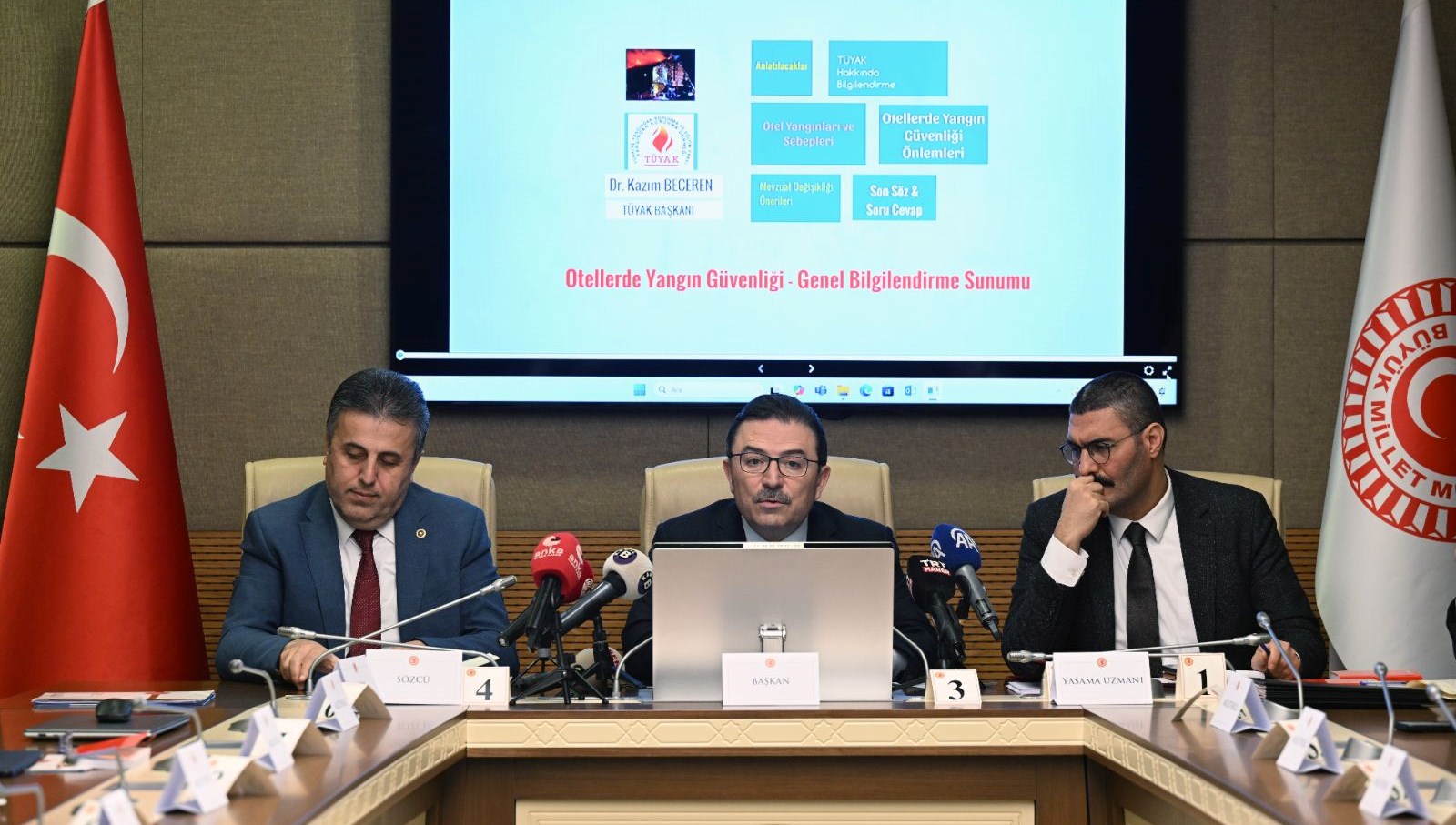 Kartalkaya Otel Yangını Komitesi vakıf ve dernek yetkililerini dinledi