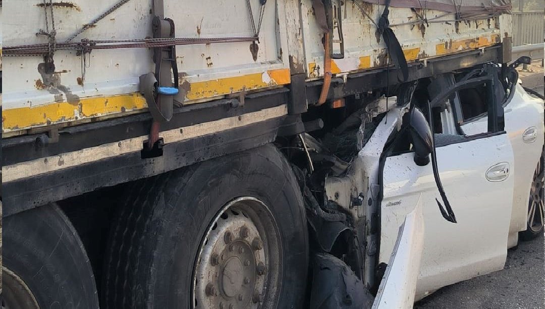 TIR’a arttan ok üzere saplandı