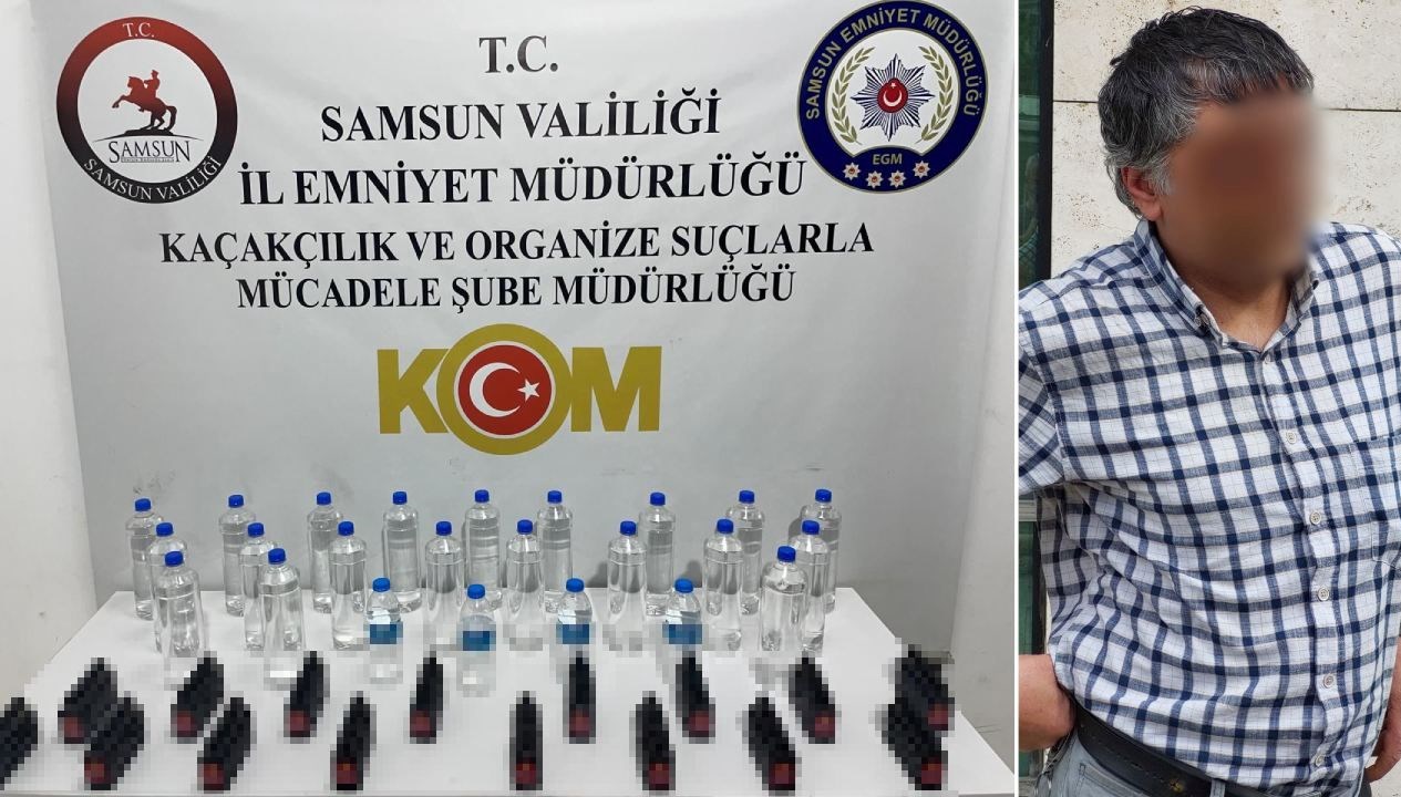 14 yaşındaki çocuğa alkol satan şüpheli, sahte içkiyle yakalandı