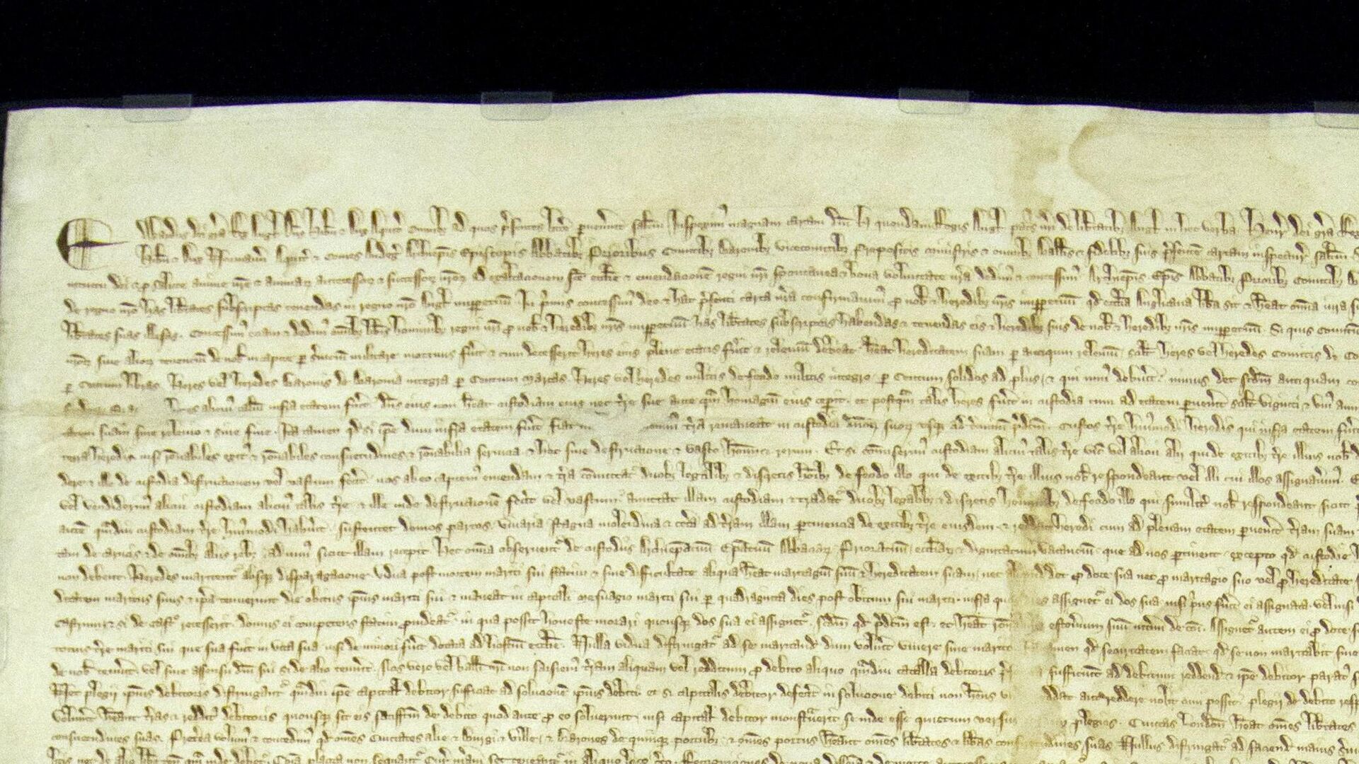 Gerçek çıktı: Yüzlerce yıllık Magna Carta belgesi orijinal