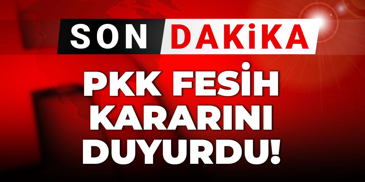 PKK silahları bıraktığını açıkladı