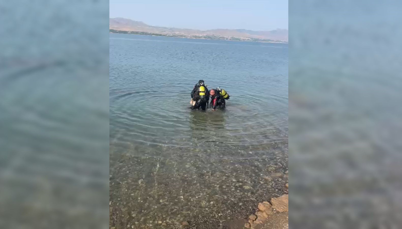 Baraj gölüne giren çocuk boğuldu