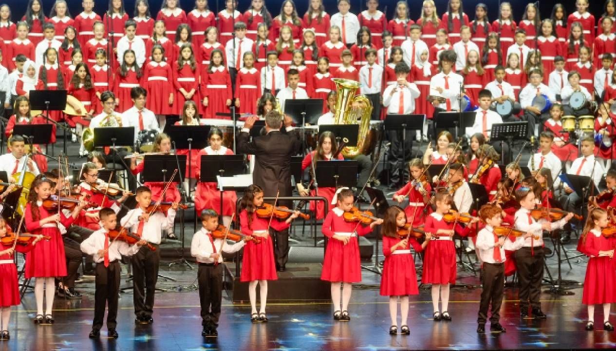 Cumhurbaşkanlığı Çocuk Orkestrası ve Korosu AKM’de konser verdi