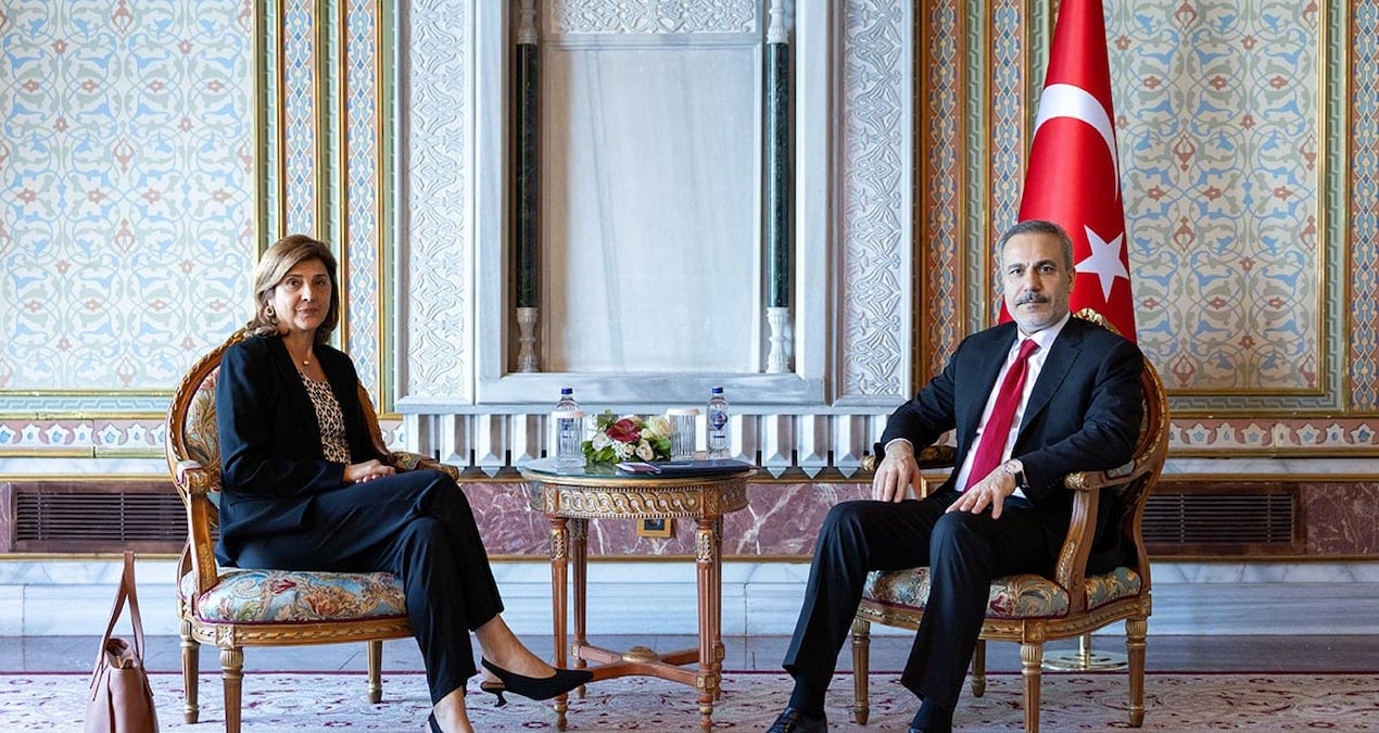 Dışişleri Bakanı Hakan Fidan, BM’nin Kıbrıs temsilcisi holguín ile görüştü