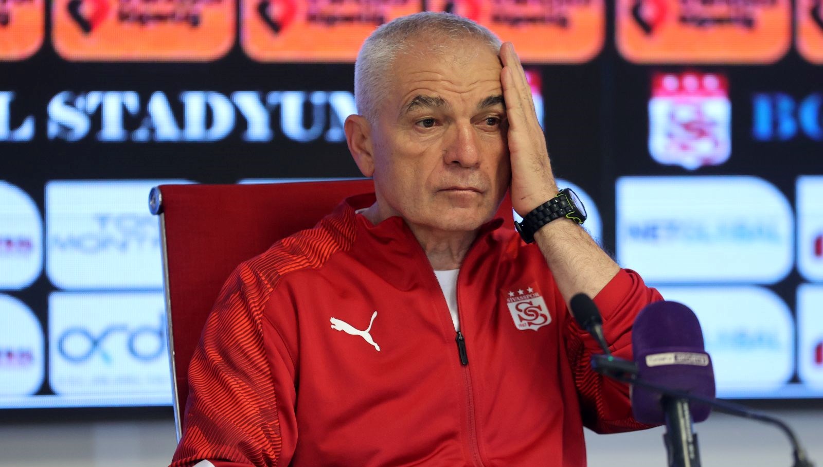 Teknik direktör Rıza Çalımbay, Sivasspor’a veda etti