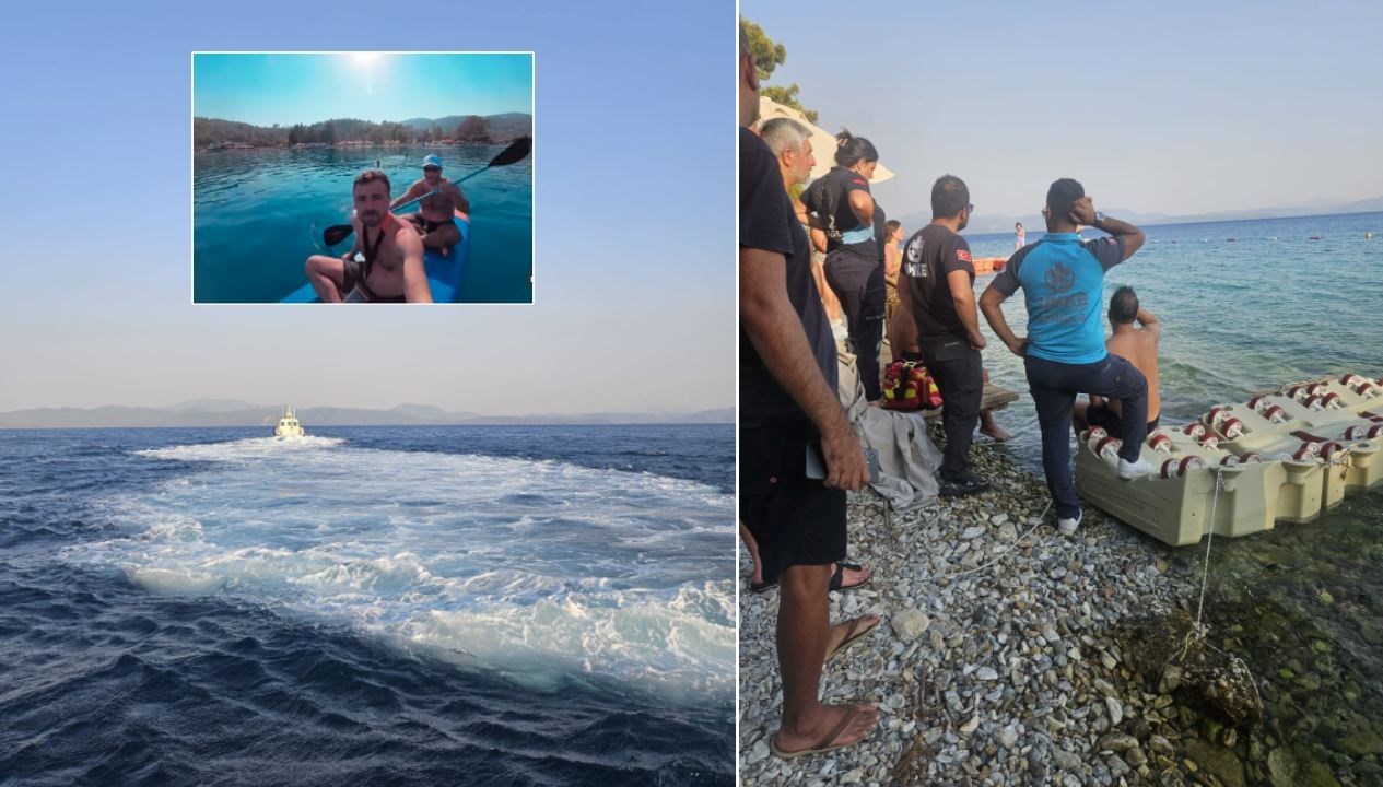 Muğla’da kürek sörfü ile denize açılan iki kişiden biri kayboldu