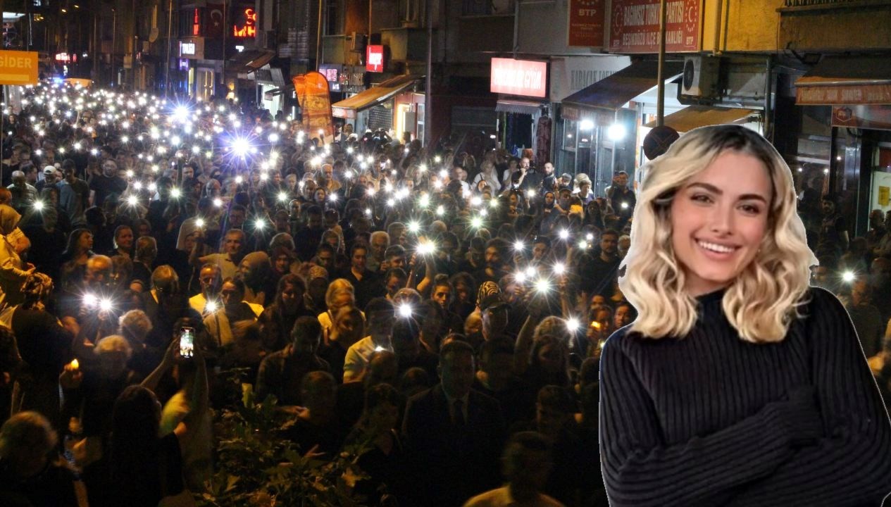 Trabzon’da Sinem Somun anısına “Karanlığa Işık” yürüyüşü