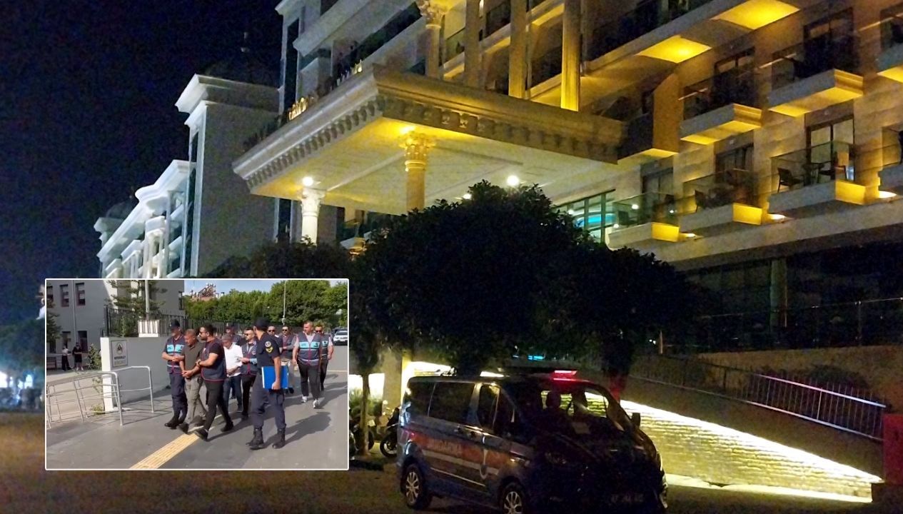 Antalya’da otele silahlı saldırıya 3 tutuklama