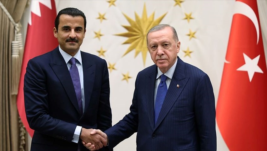 Cumhurbaşkanı Erdoğan, Katar Emiri Al Sani ile görüştü