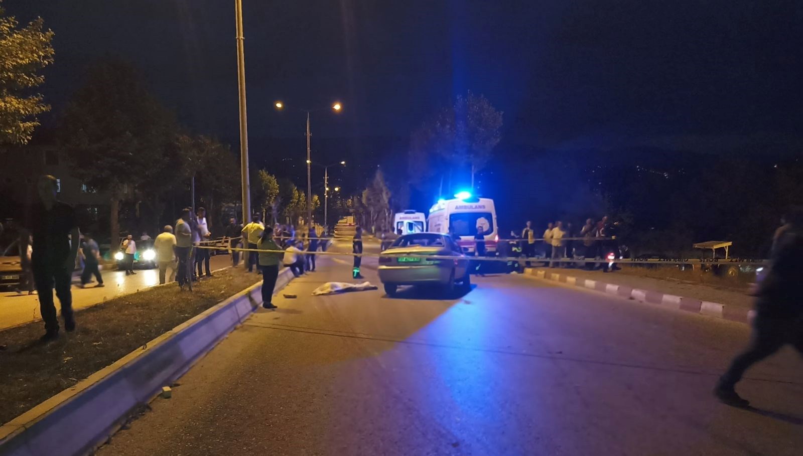 Takla atan otomobildeki sürücü yaşamını yitirdi