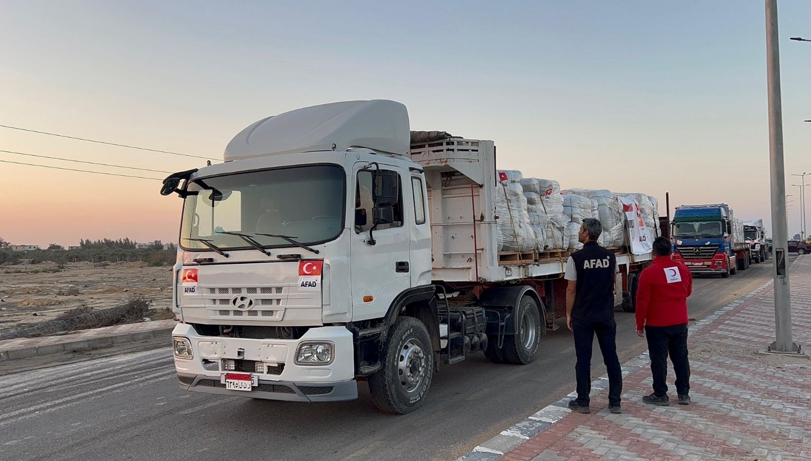 AFAD: Gazze’ye 101 ton yardım malzemesi sevk edildi