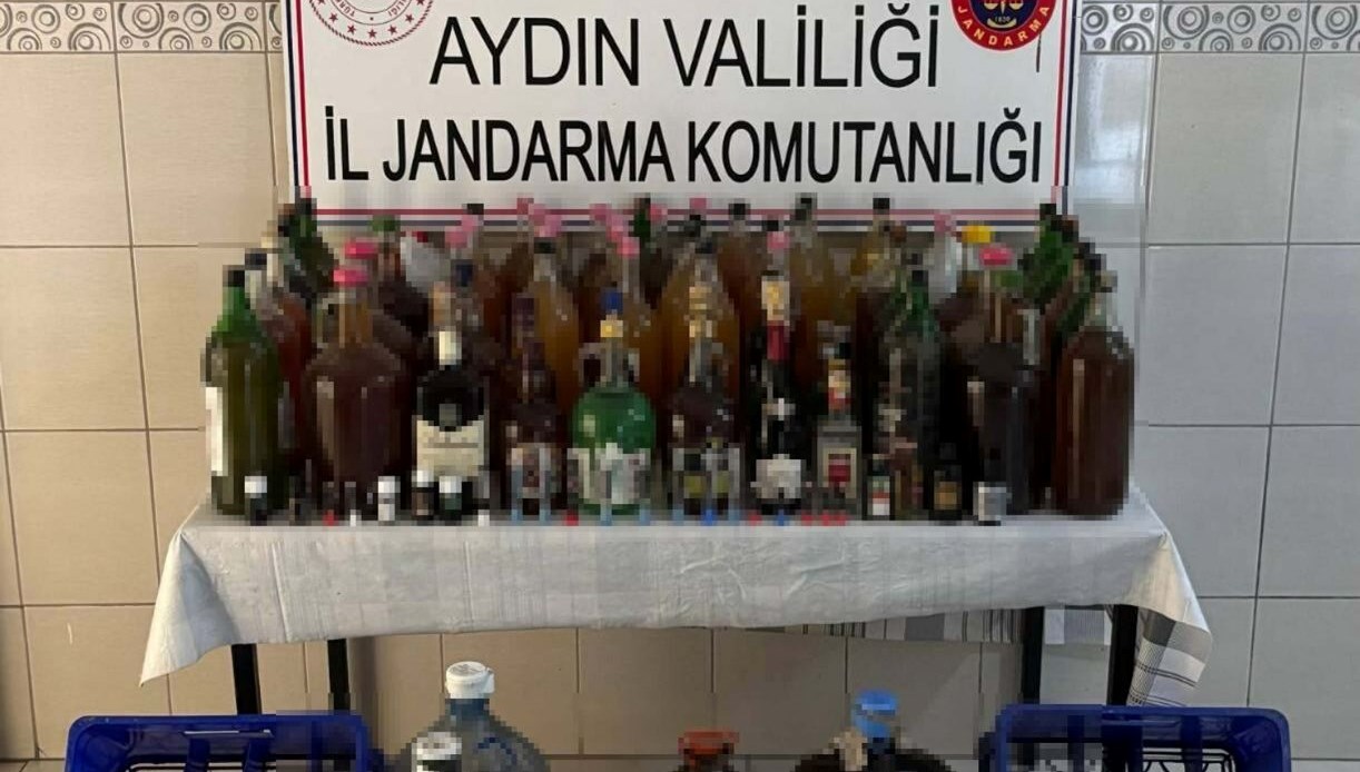 Aydın’da kaçak içki operasyonu: 3 kişi gözaltına alındı