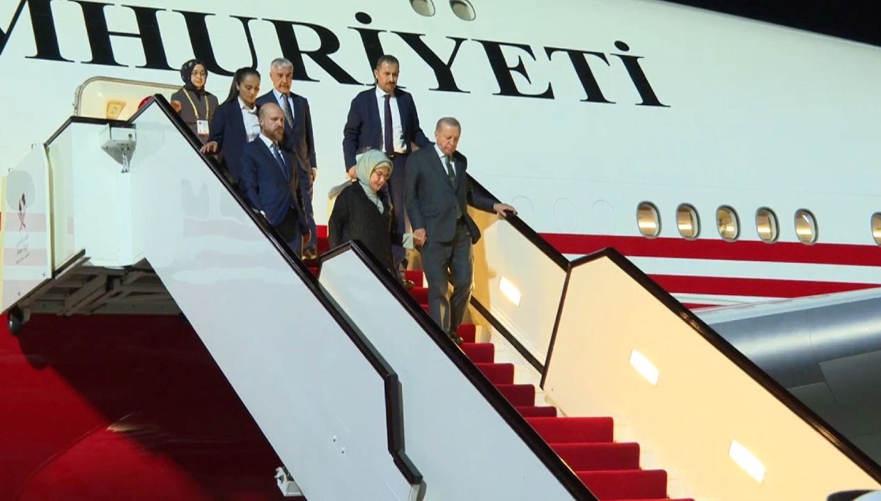Cumhurbaşkanı Erdoğan, Körfez turunun ikinci durağı olan Katar’da