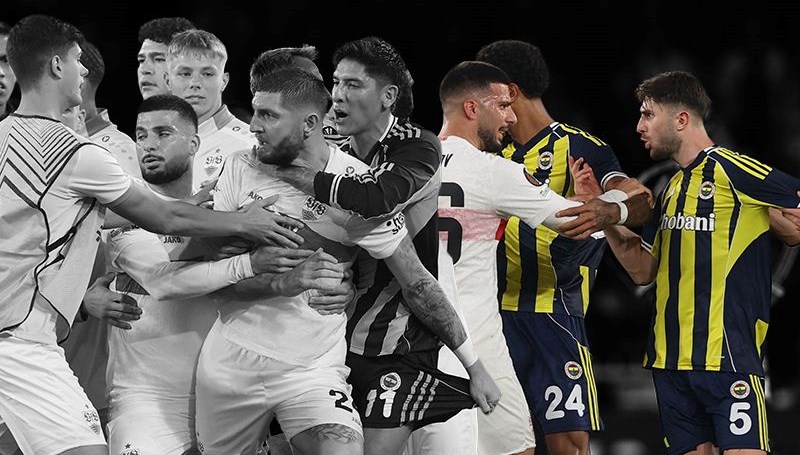 Fenerbahçe-Stuttgart maçı bitti, saha karıştı: İsmail Yüksek ve Deniz Undav kafa kafaya!