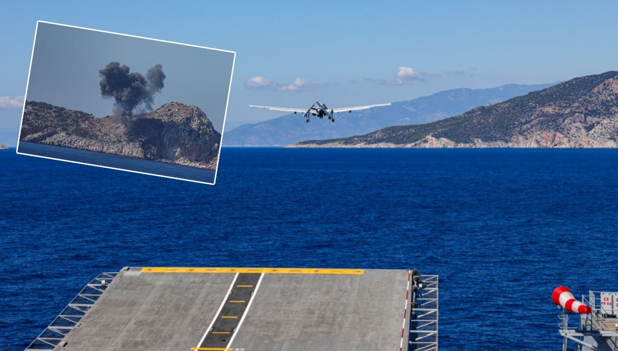 Mavi Vatan’da tarihi gün: Milli SİHA’lardan Denizkurdu’nda tam isabet