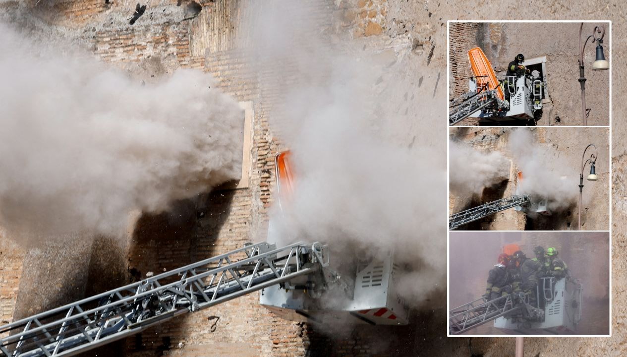 Roma’daki tarihi kulede çökme: 4 yaralı