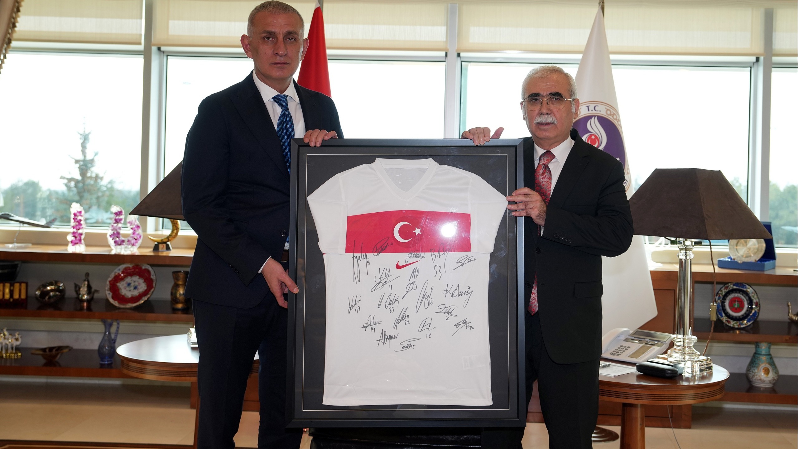 TFF Başkanı Hacıosmanoğlu’ndan AYM Başkanı Özkaya’ya ziyaret