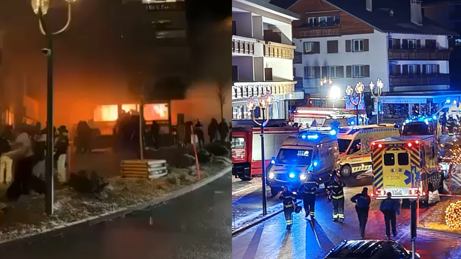 İsviçre’de yılbaşı faciasında en az 40 kişi yaşamını yitirdi
