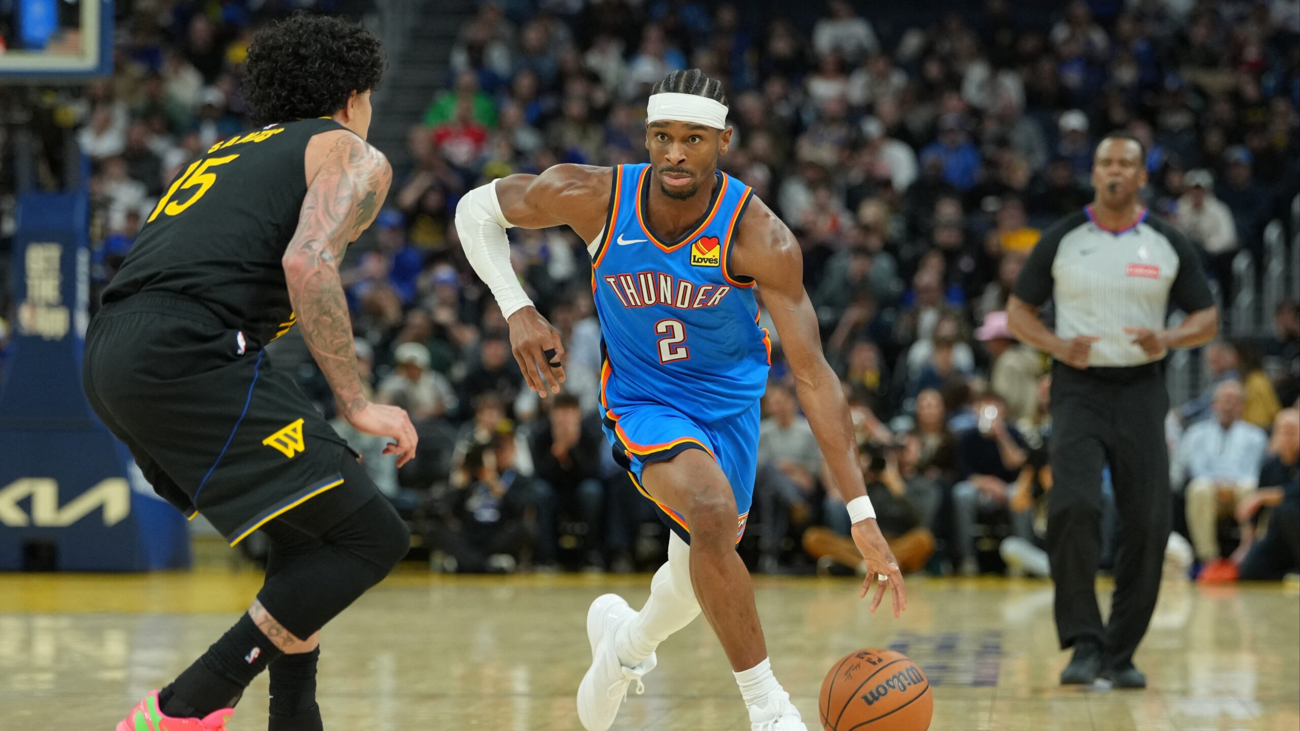 NBA’de Thunder’dan Warriors’a 37 sayı fark