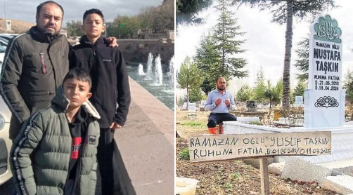 Bir babanın en zor görevi. Zorbalık kurbanı çocuklarına yakın olmak için mezarlıkta işe başladı