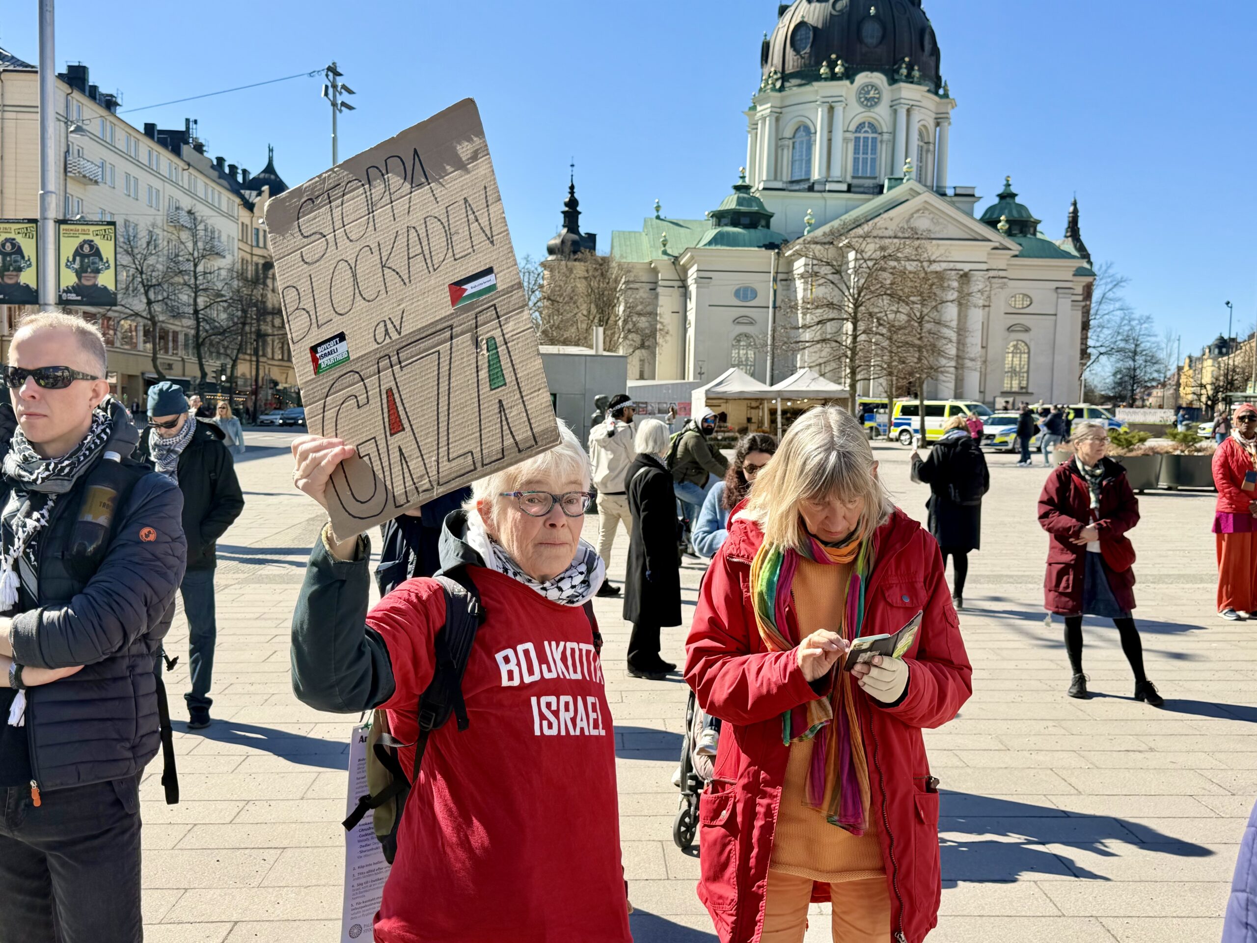 İsveç’te İsrail saldırganlığı protesto edildi
