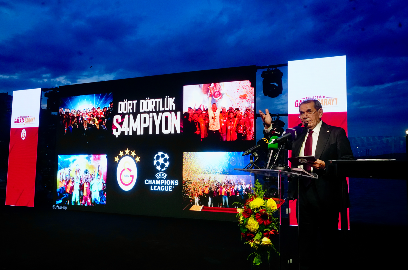 Galatasaray Başkanı Özbek. “Hedef 600 milyon euro yıllık gelir”