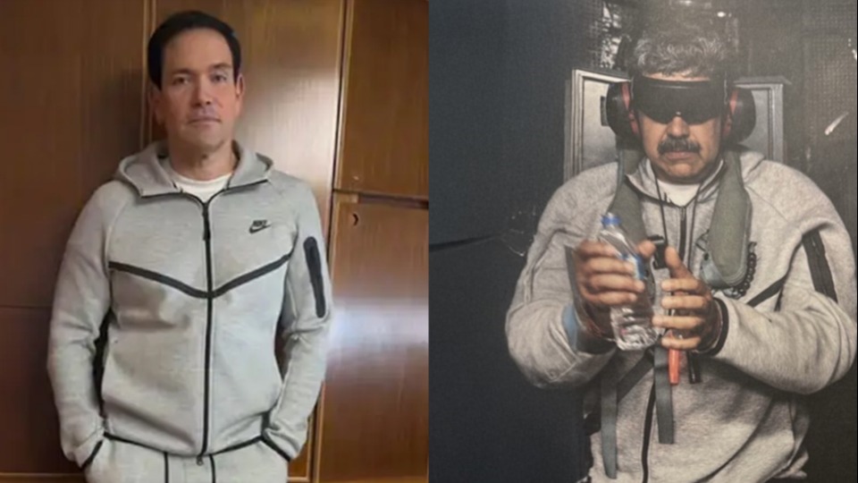 Rubio’dan Maduro eşofmanı açıklaması. “Asıl o benden kopya çekti”