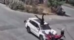 15 yaşındaki sürücü motosiklete çarptı. Metrelerce havaya uçtu