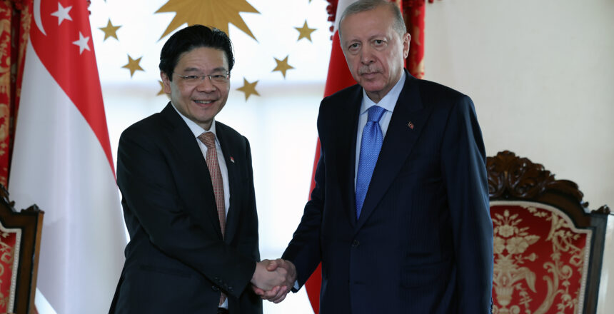 Cumhurbaşkanı Erdoğan, Singapur Başbakanı Wong’u kabul etti