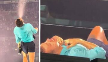 Hayranlarını korkuttu: Harry Styles konser sırasında sahnede yere yığıldı