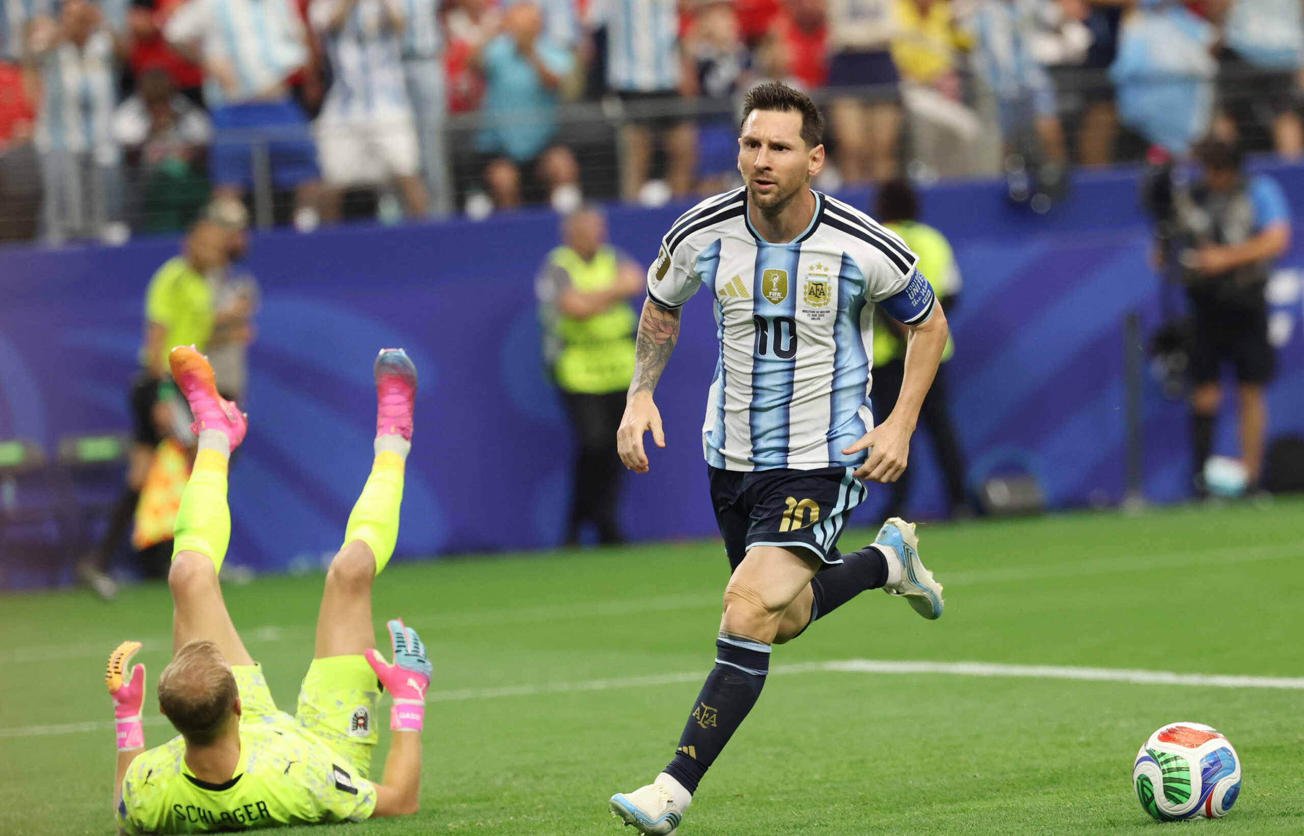 Messi, Dünya Kupası tarihinin en golcü oyuncusu oldu. Penaltı kaçırarak da tarihe geçti