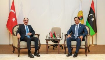 MİT Başkanı Kalın, Libya Ordusu Komutan Yardımcısı Saddam Hafter ile görüştü
